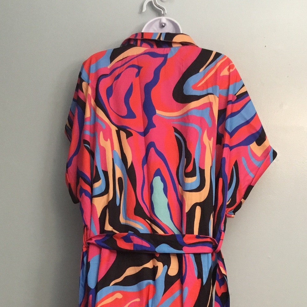 SHEIN Multicolor Abstract Dress - Picture 6 of 12